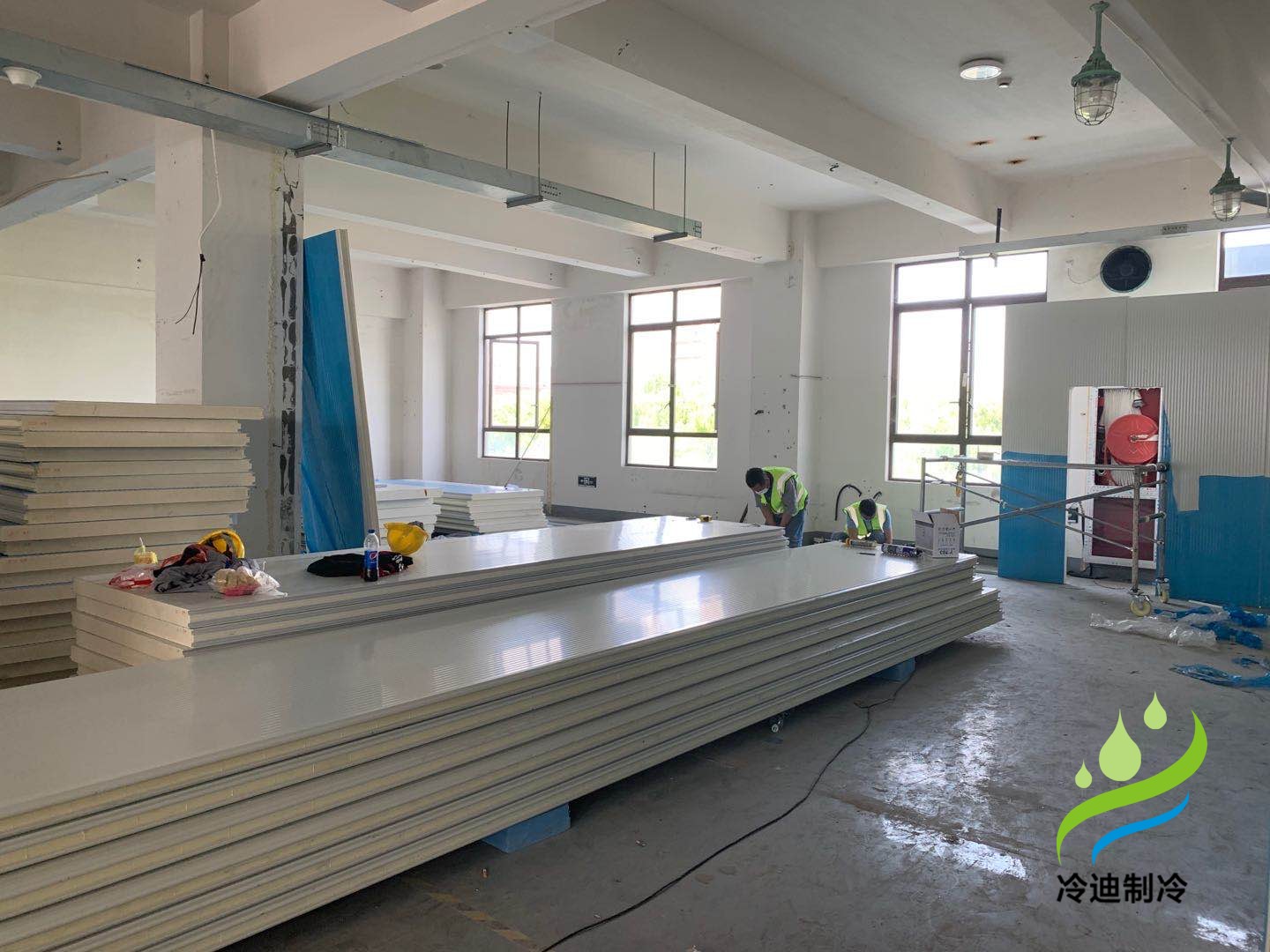 松江1117.2m3朵熙電商低溫食品冷庫建造